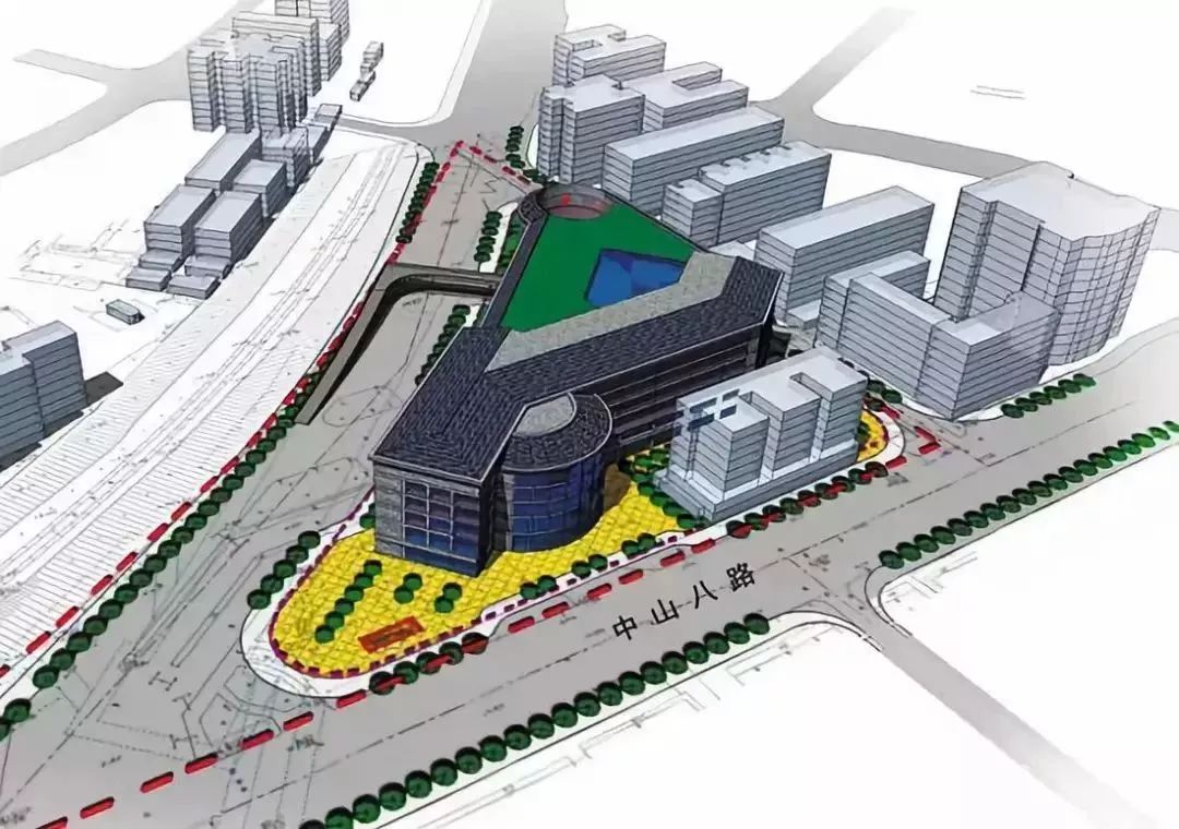 中山八路交通换乘枢纽综合体